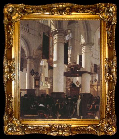 framed  WITTE, Emanuel de Church Interior (mk08), ta009-2